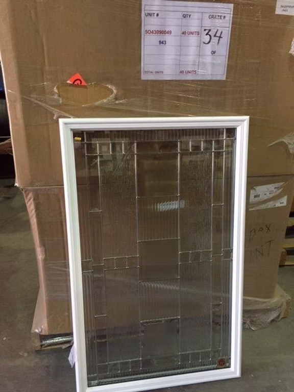 22x36 Deco Glass
