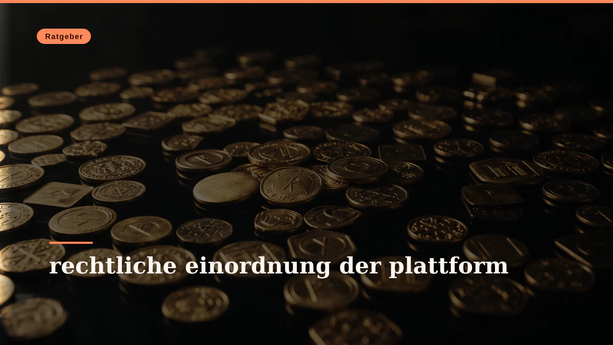 rechtliche einordnung der plattform