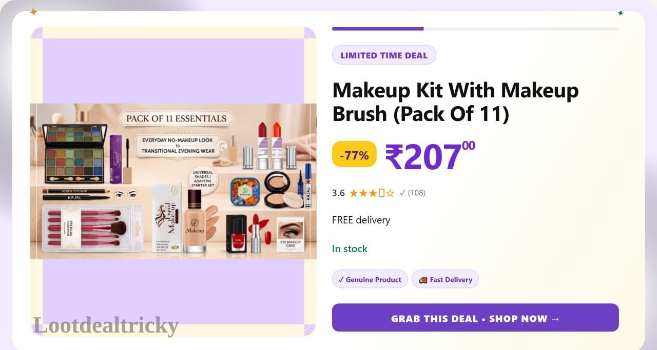   makeup Kit With – Just ₹207 | Exclusive Sale Discount