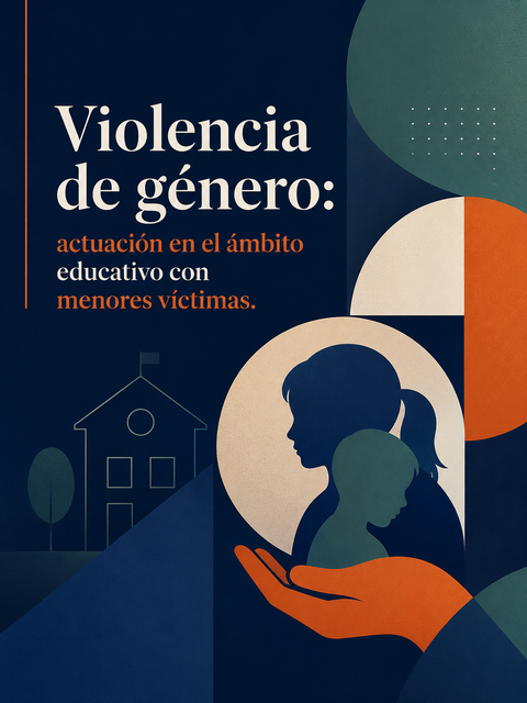 Portada del libro Violencia de género: actuación en el ámbito educativo con menores víctimas