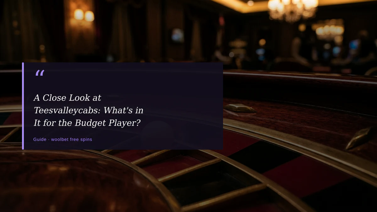 A Close Look at Teesvalleycabs: What's in It for the Budget Player?