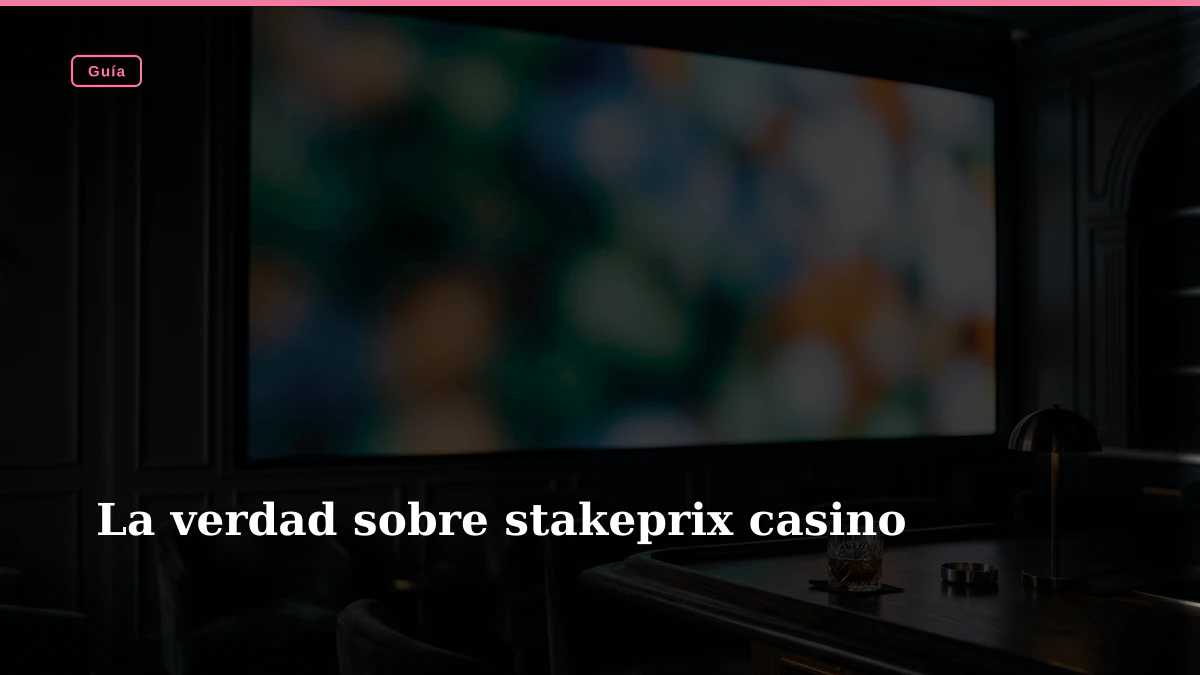 La verdad sobre stakeprix casino