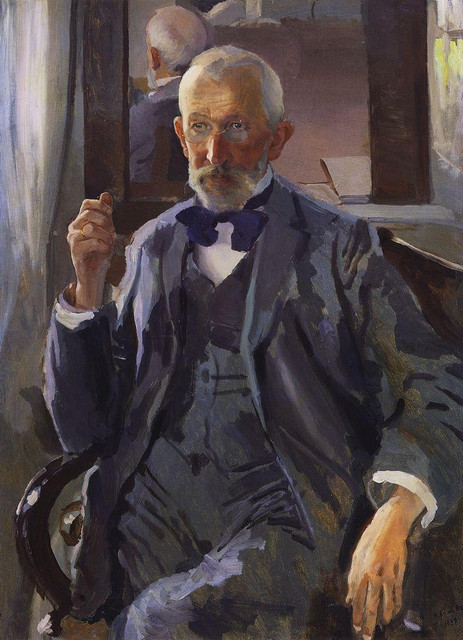 Портрет А И Сомова отца художника 1897