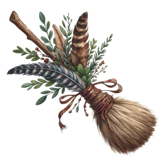 Wiccan Boho Witchbroom