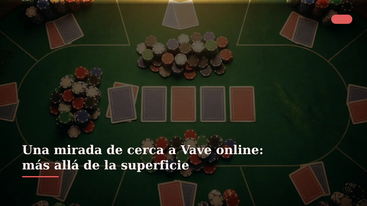 Una mirada de cerca a Vave online: más allá de la superficie