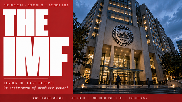 The IMF Lender of Last Resort Instrument of Creditor Power October 2026 The Meridian Vayu Putra