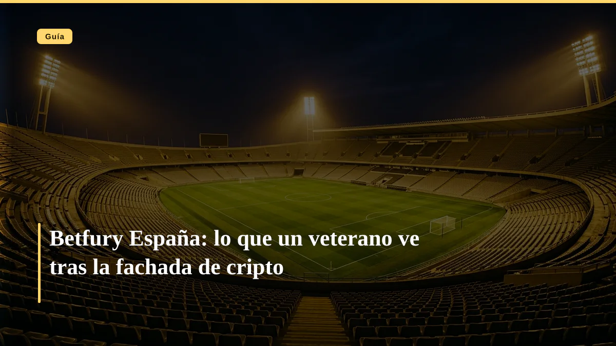 Betfury España: lo que un veterano ve tras la fachada de cripto