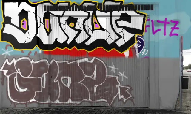 Graffiti artwork by danup