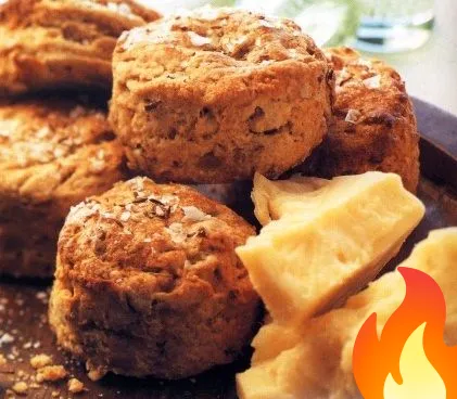 Постер Сконы с луком и орехами