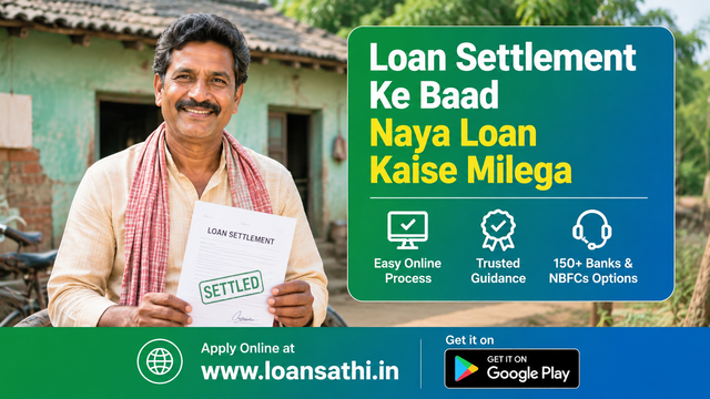 Loan Settlement Ke Baad Naya Loan Kaise Milega? Settled to Closed CIBIL Recovery Guide | Loansathi.in