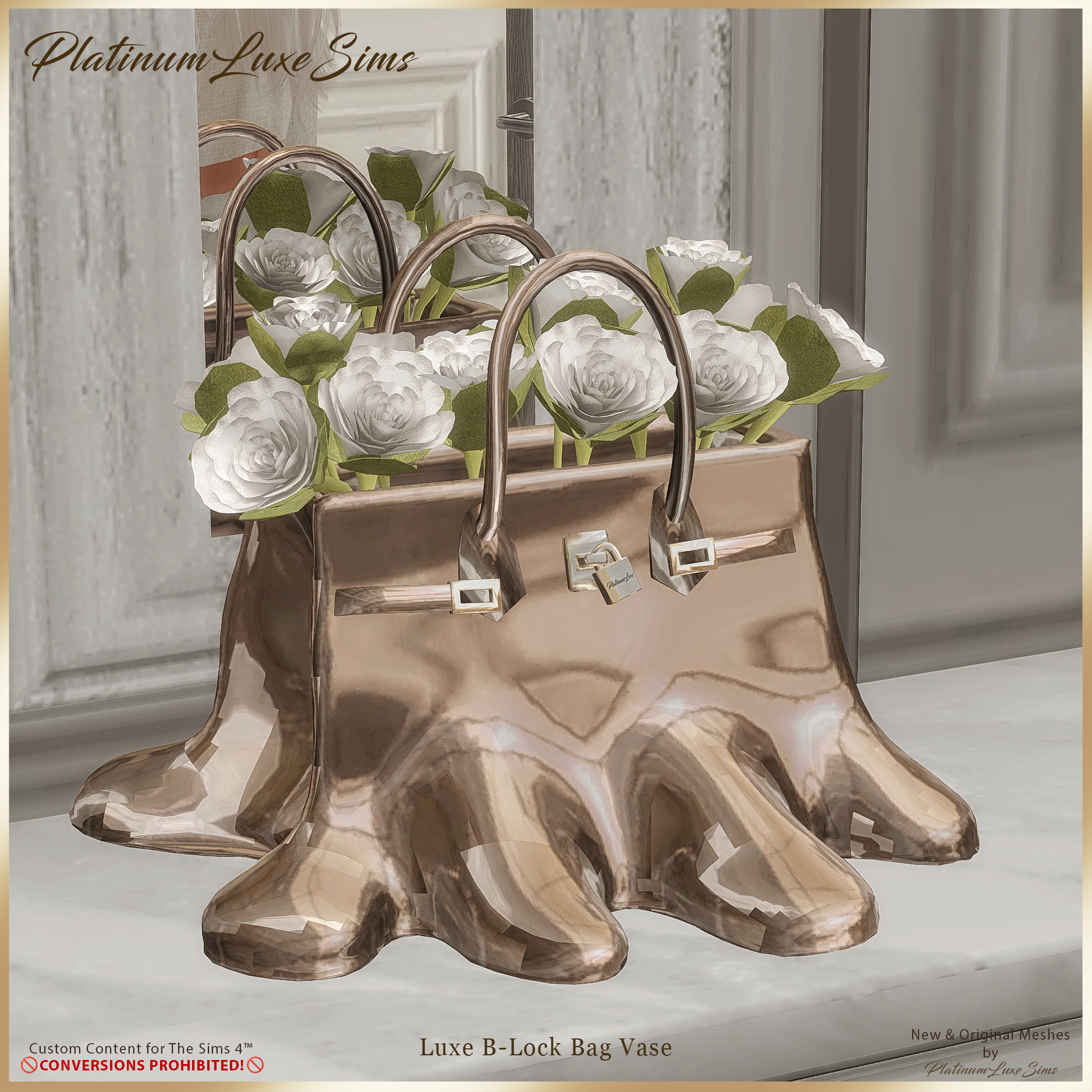 Luxe B-Lock Bag Vase - The Sims 4 Build / Buy - CurseForge