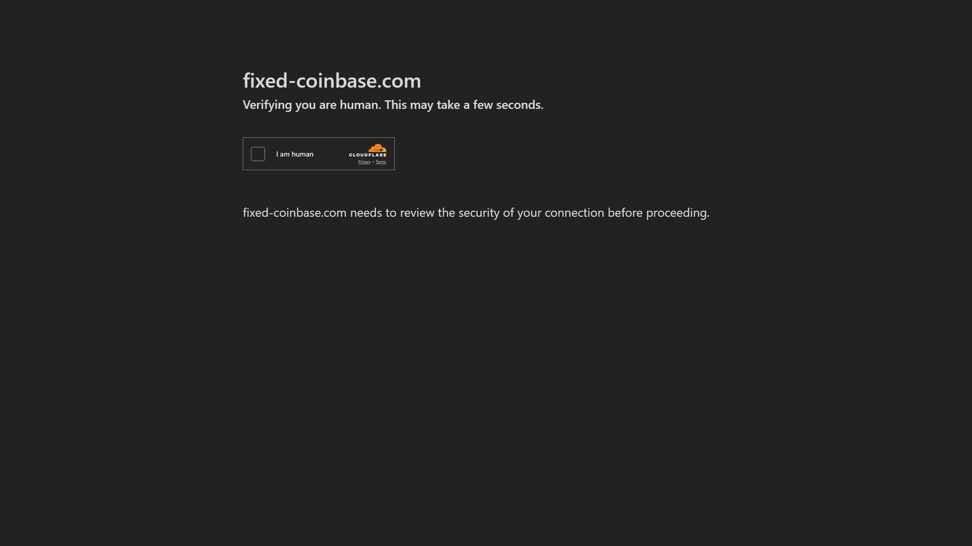 Screenshot of fixed-coinbase.com
