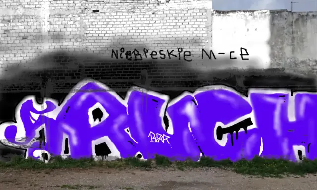 Graffiti artwork by BZR