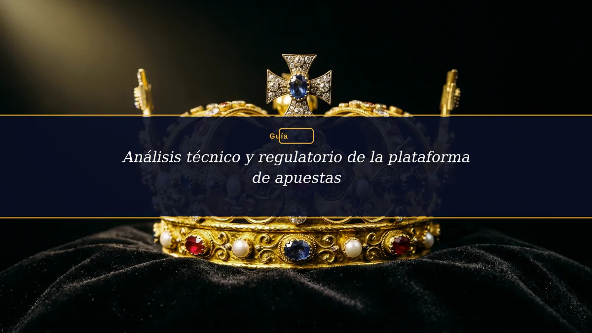 Análisis técnico y regulatorio de la plataforma de apuestas
