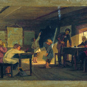 Экзамен в сельской школе 1884