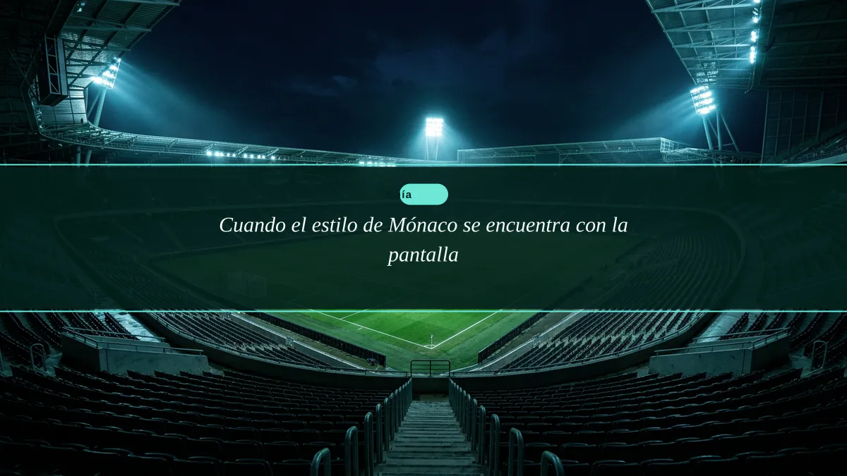 Cuando el estilo de Mónaco se encuentra con la pantalla