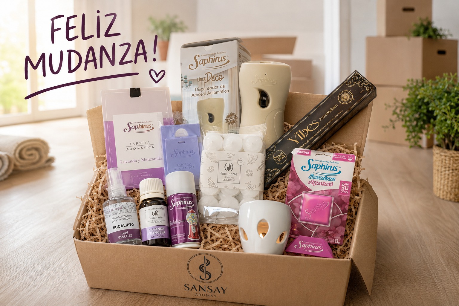 Kit Feliz Mudanza de Sansay Aromas