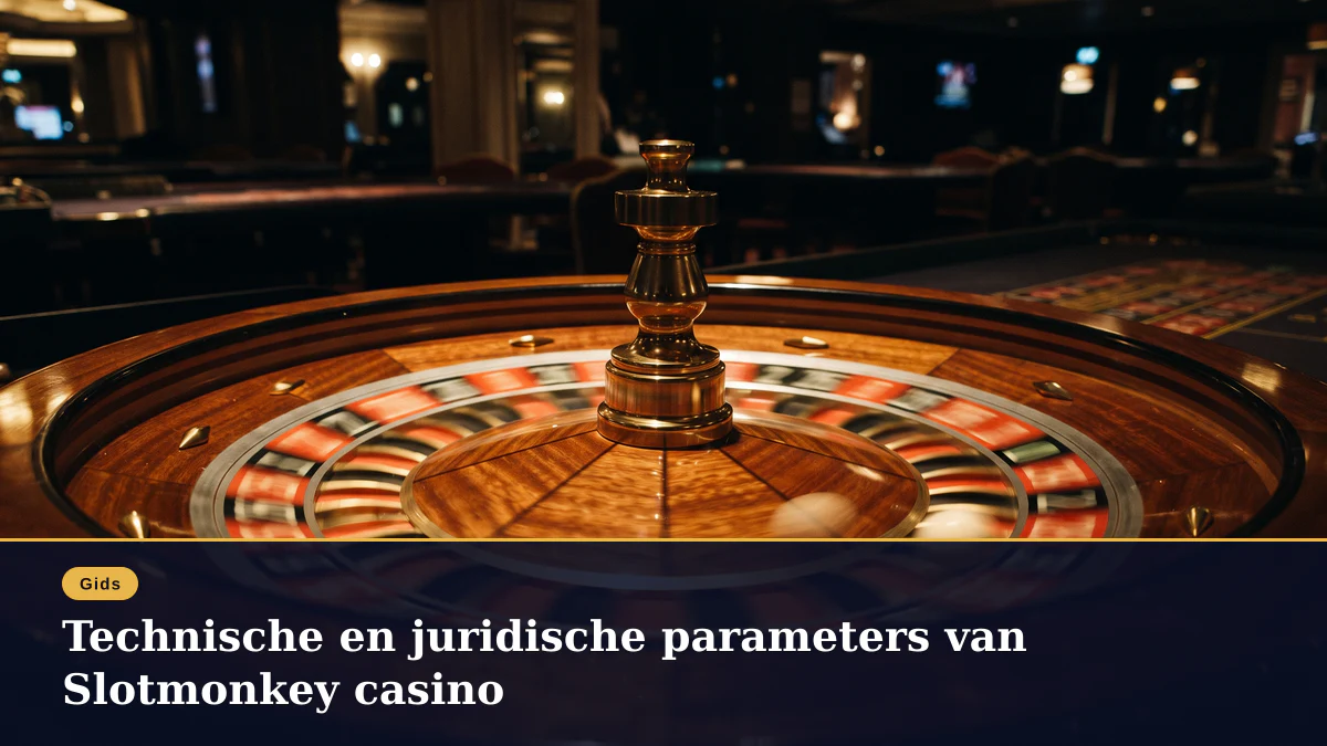 Technische en juridische parameters van Slotmonkey casino