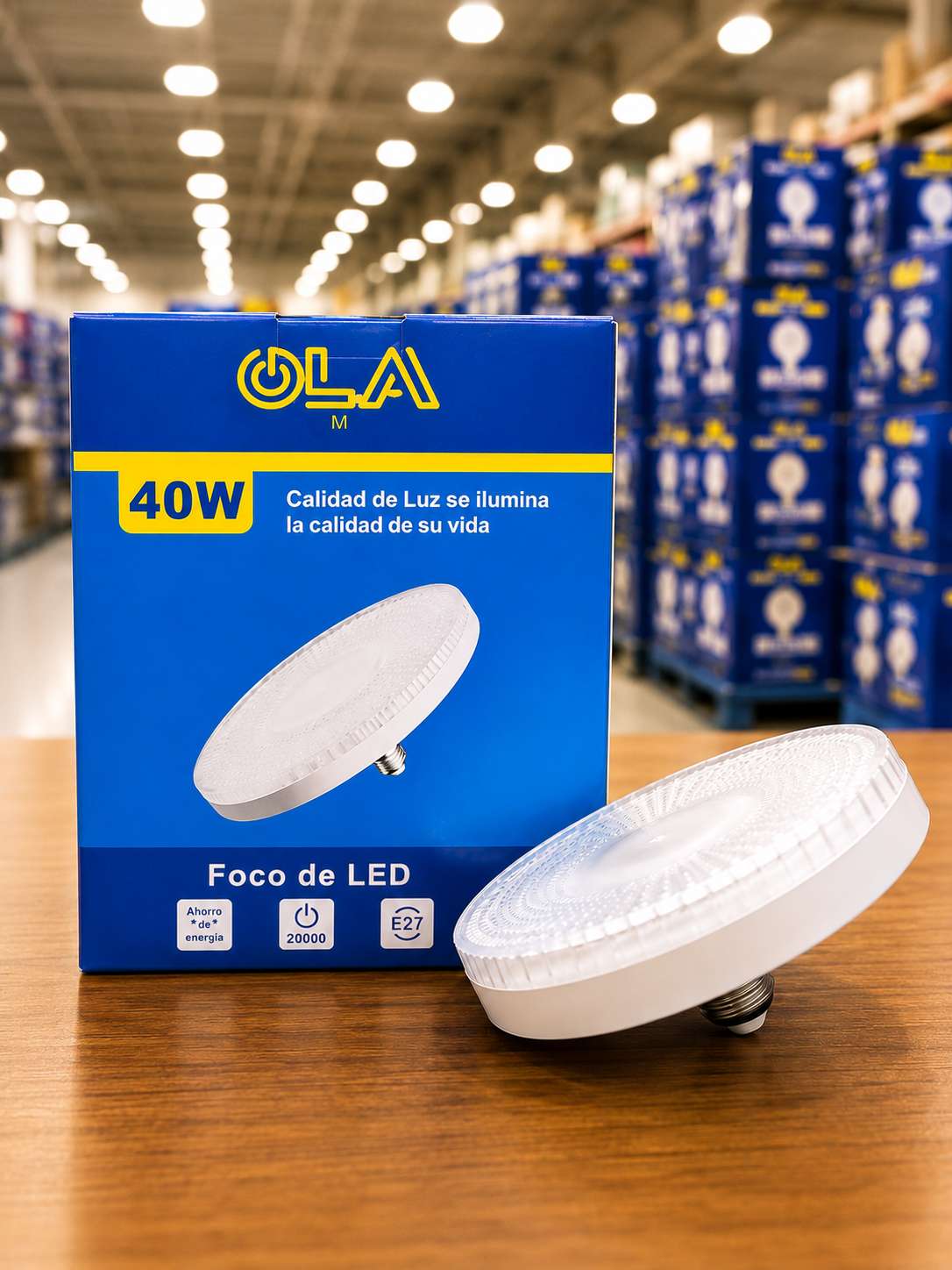 Lámpara de disco volador 40W