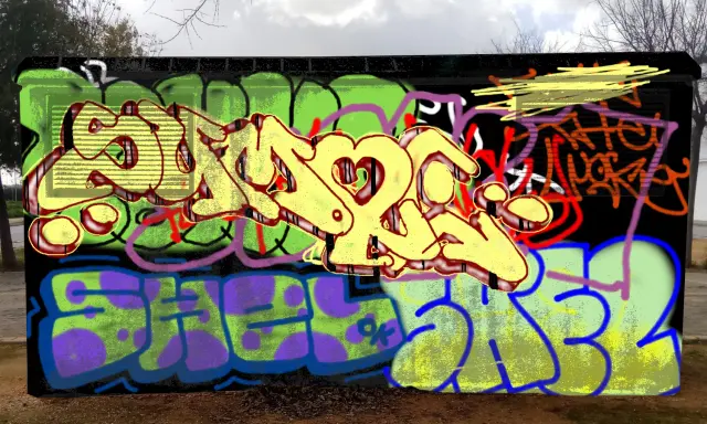 Graffiti artwork by Sumoe
