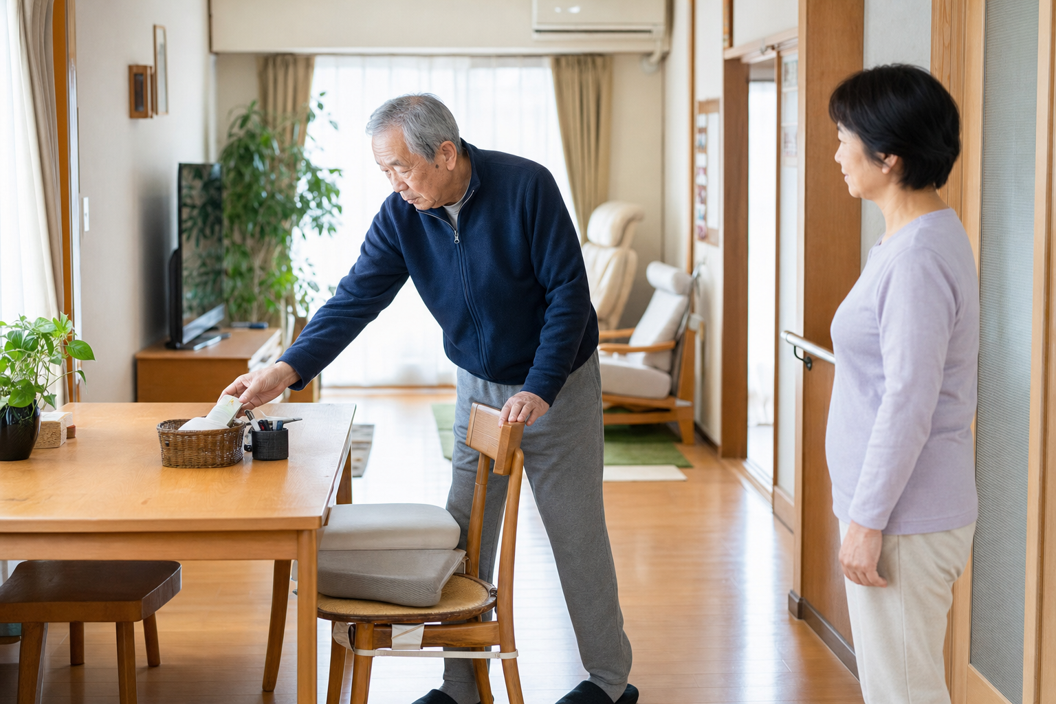 生活場面で環境調整を活用する脳卒中後の方