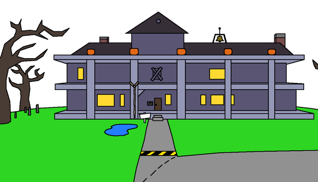 mansion on