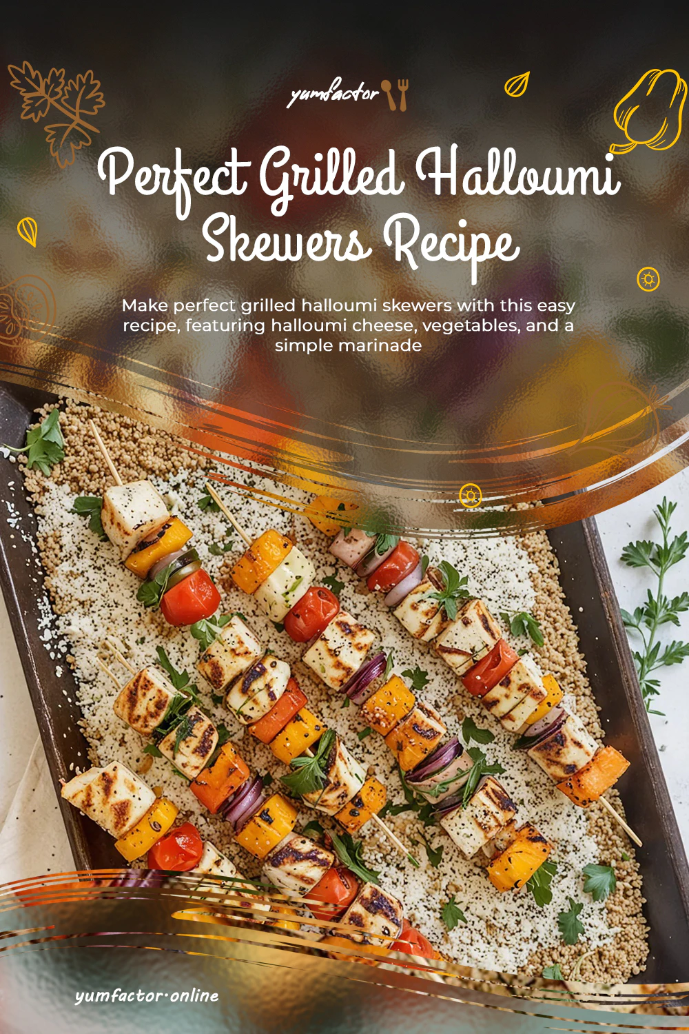 Perfect Grilled Halloumi Skewers Recipe