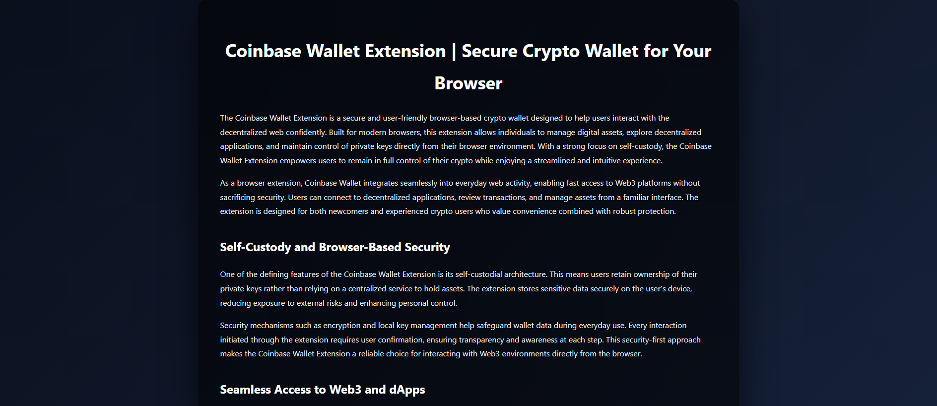 Forensic screenshot of coinbase-extension-wallet.blogspot.com showing the phishing page layout