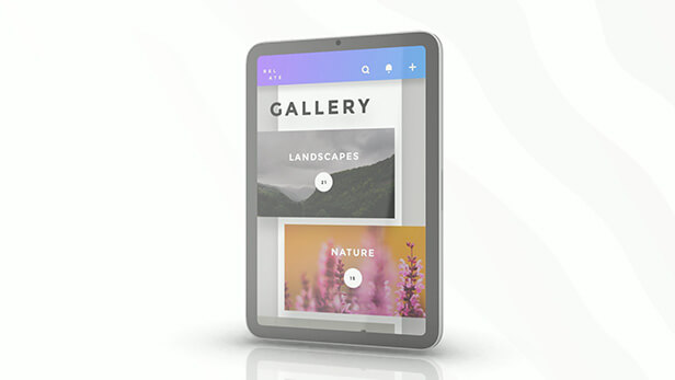 Tablet App Promo - Website Presentation Tablet App Promo - Website Presentation