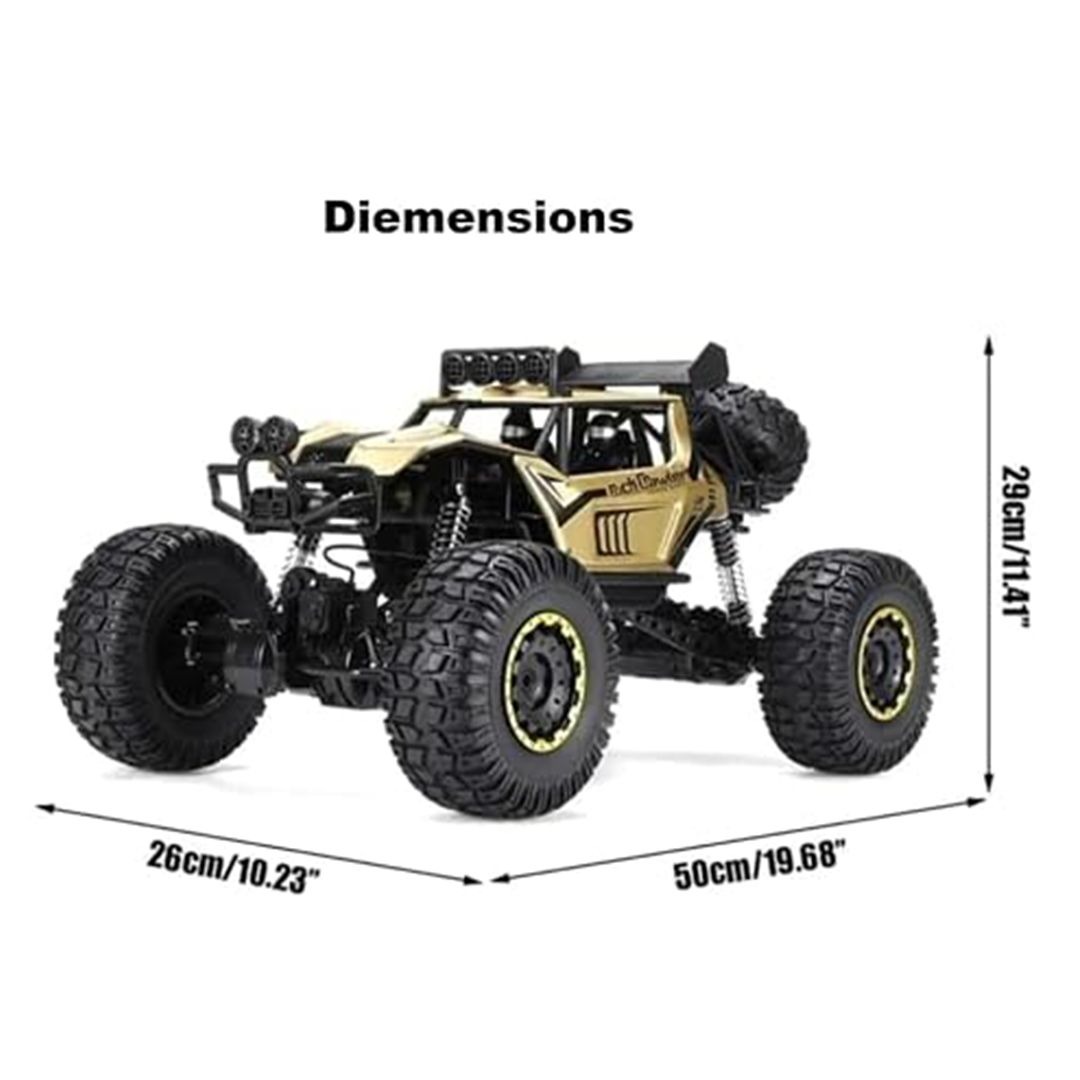 1:8 Scale RC Rock Crawler 4WD Remote Control Monster Truck for Adults – Heavy Duty Metal Off Road RC Car with High Torque Motor, All Terrain Tires, Matte Black. photo 5