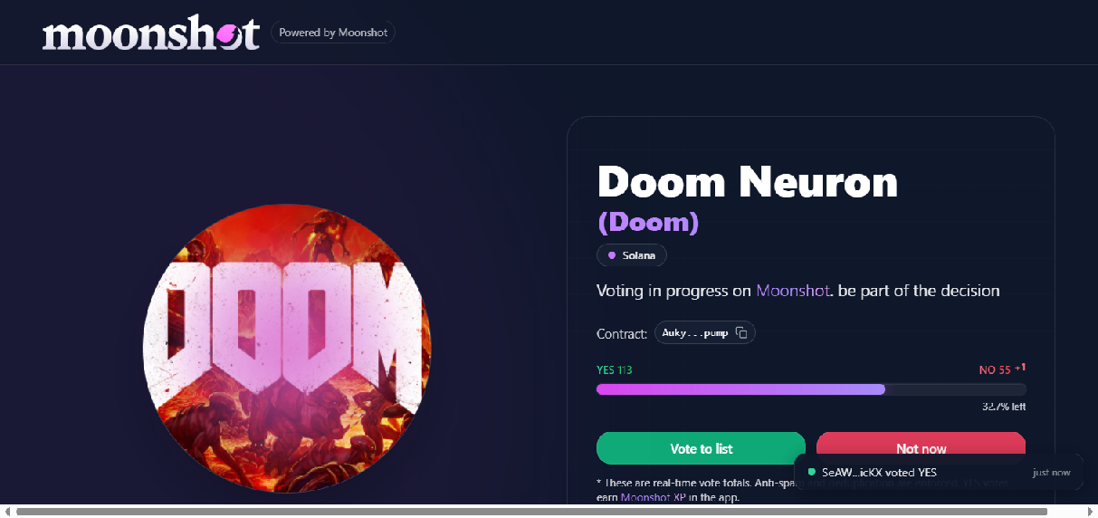 Screenshot of alert-moonshot.fun