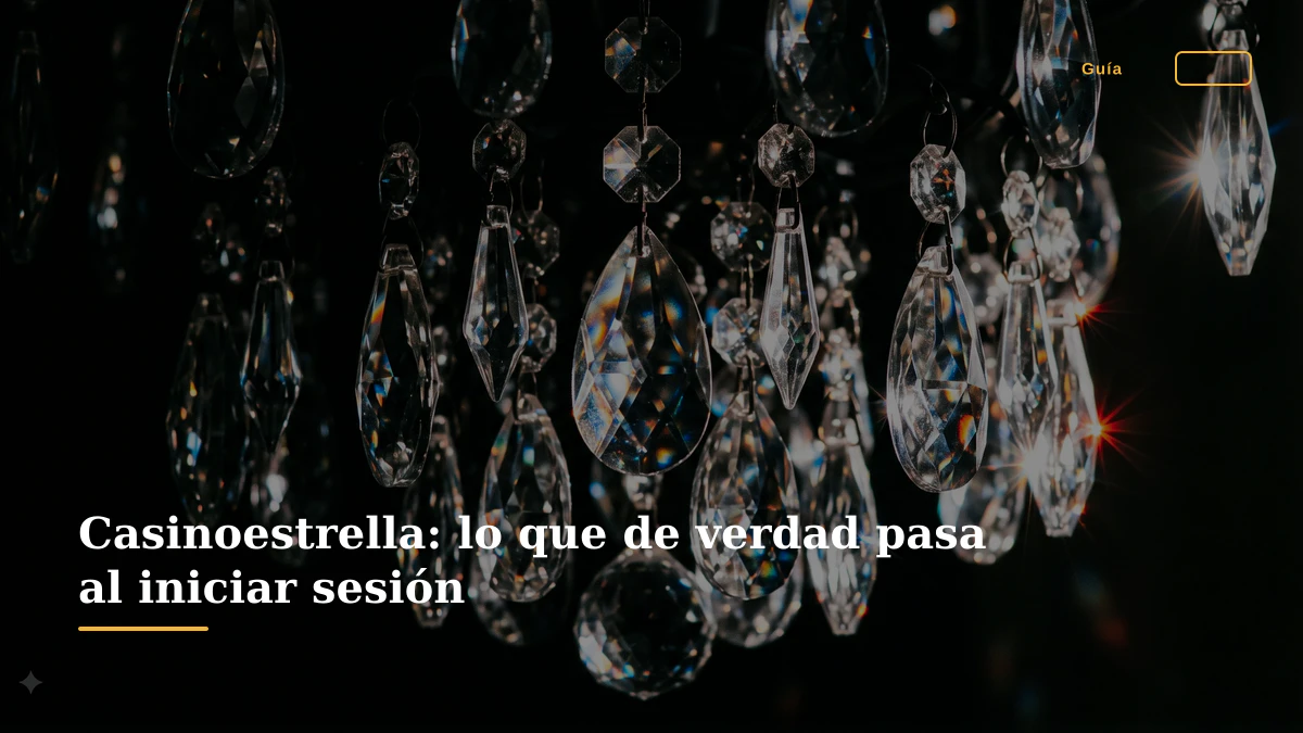 Casinoestrella: lo que de verdad pasa al iniciar sesión