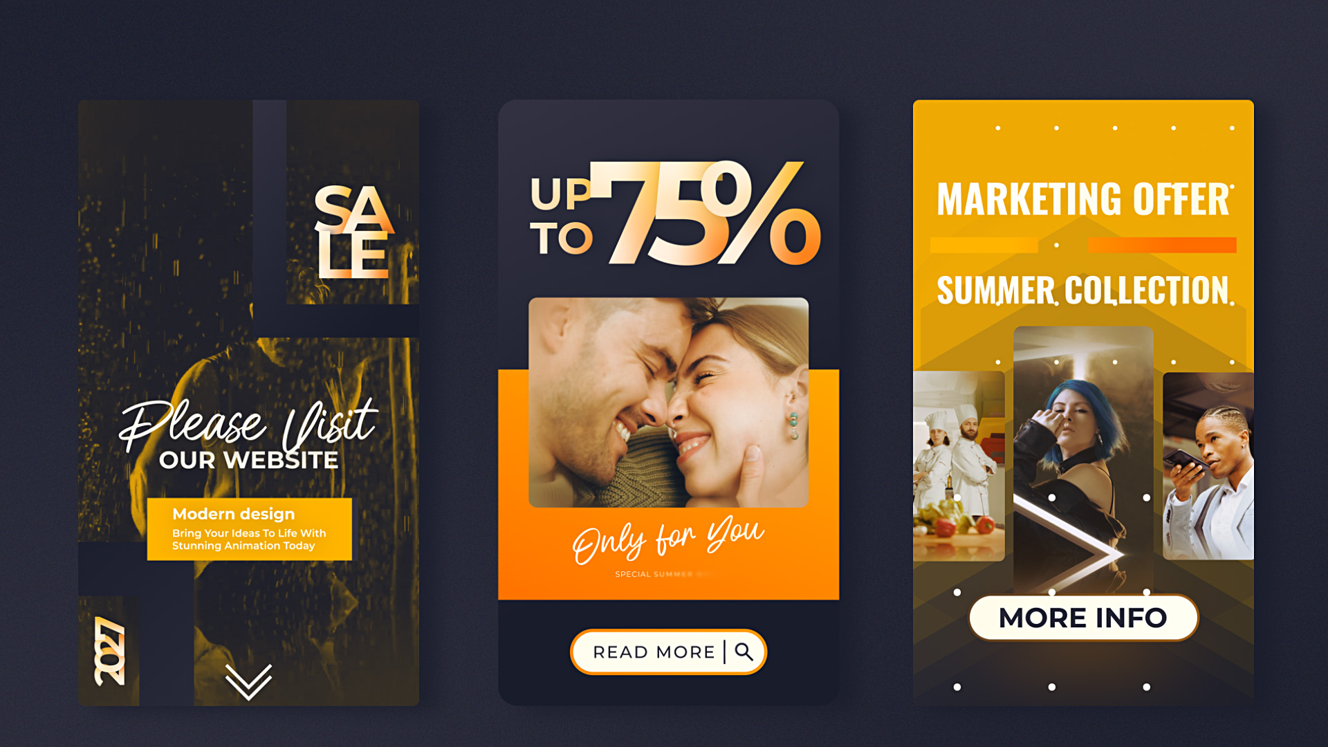 Instagram Sale Stories Orange