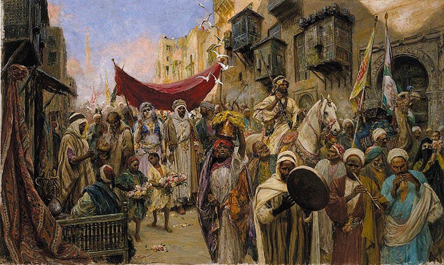 AN ORIENTAL PROCESSION