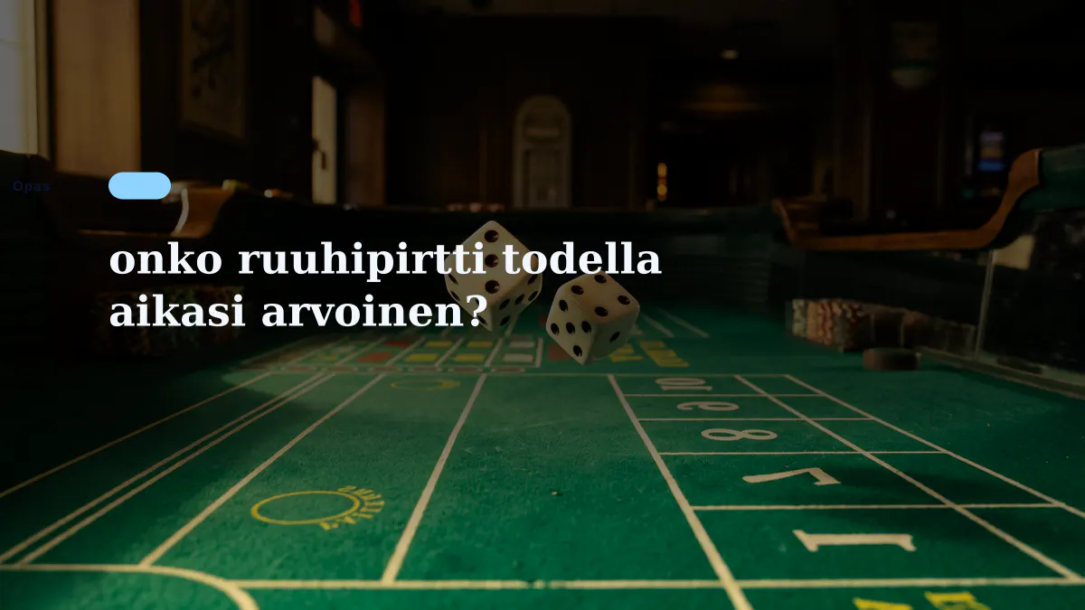 onko ruuhipirtti todella aikasi arvoinen?