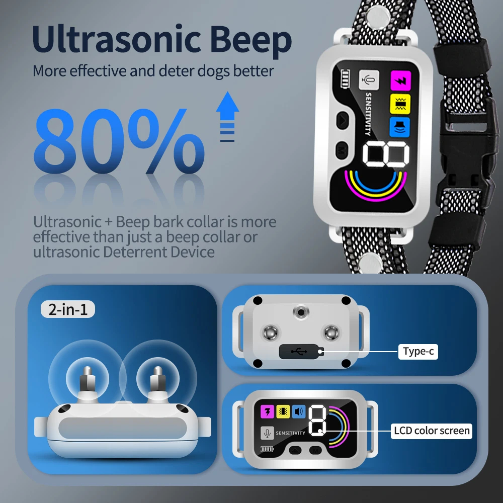 Smart Anti Bark Dog Collar