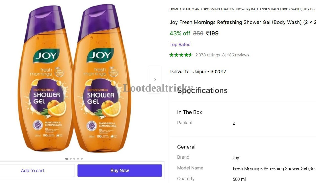 joy Fresh Mornings – Just ₹199 | Loot Deal joy Fresh Mornings – Just ₹199 | Loot Deal
