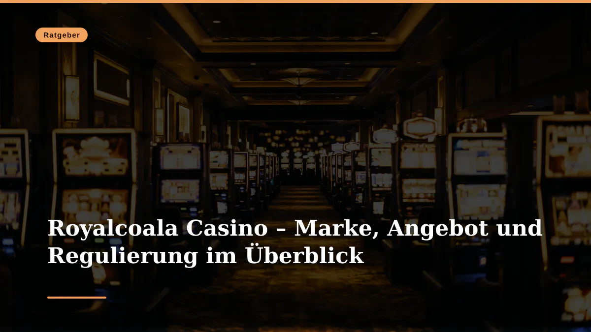 Royalcoala Casino – Marke, Angebot und Regulierung im Überblick
