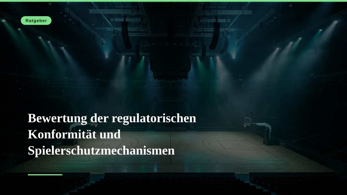 Bewertung der regulatorischen Konformität und Spielerschutzmechanismen