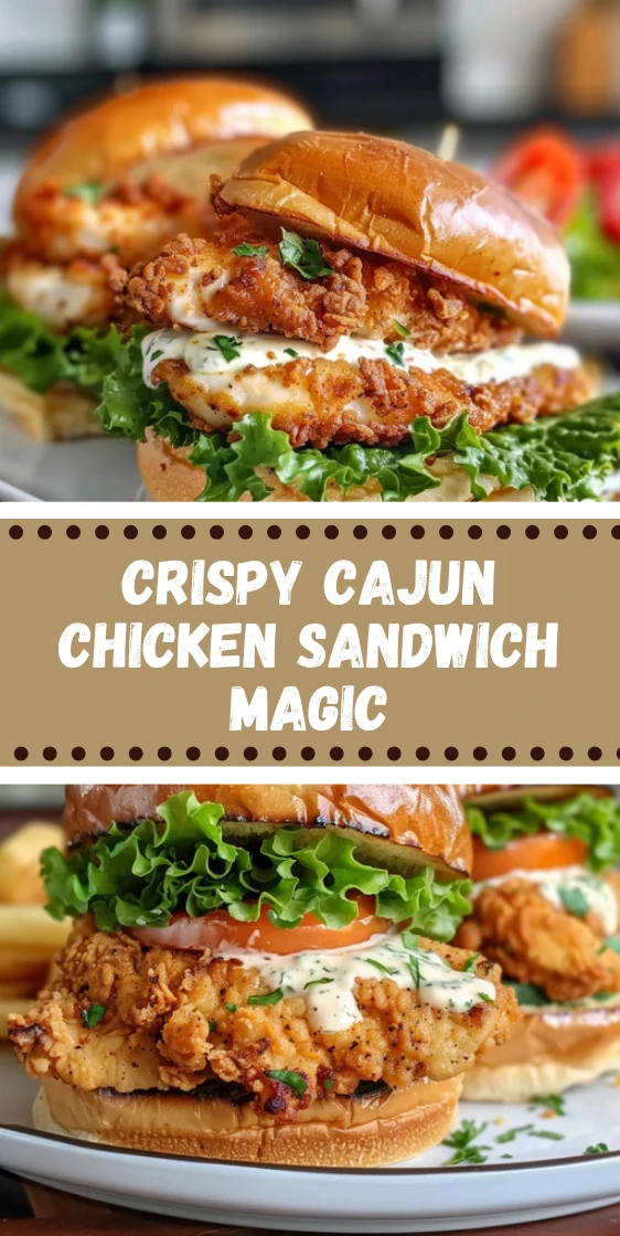 Crispy Cajun Chicken Sandwich with Garlic Aioli You’ll Crave Weekly