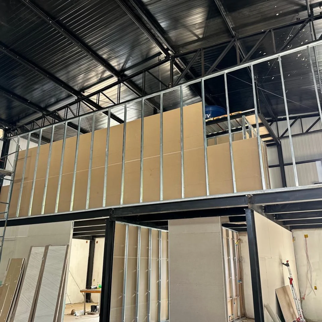 Divisória de drywall para ambientes