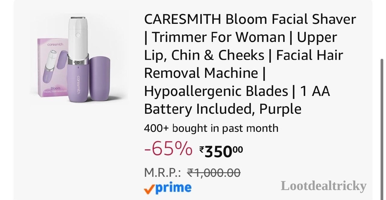 Lowest Caresmith Bloom – Just ₹350 | Loot Lo