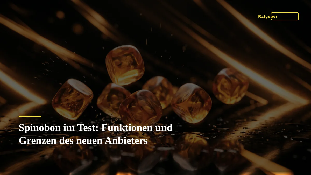 Spinobon im Test: Funktionen und Grenzen des neuen Anbieters