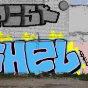 Graffiti artwork by Shel