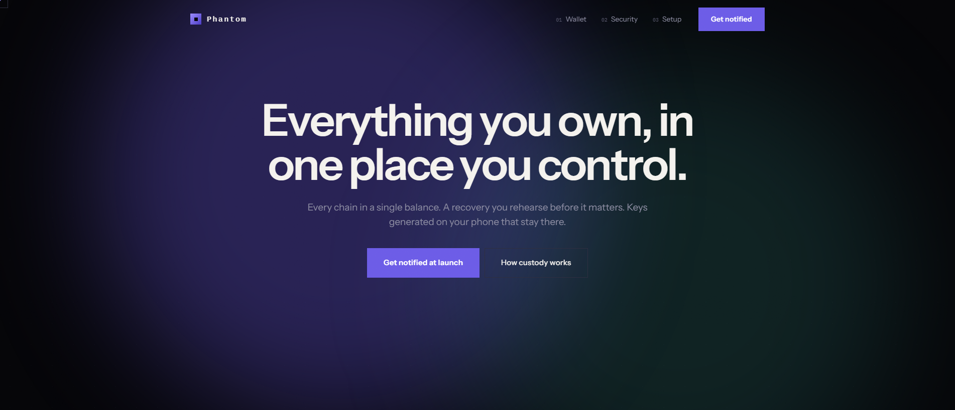 Stored capture of phantomapp.io