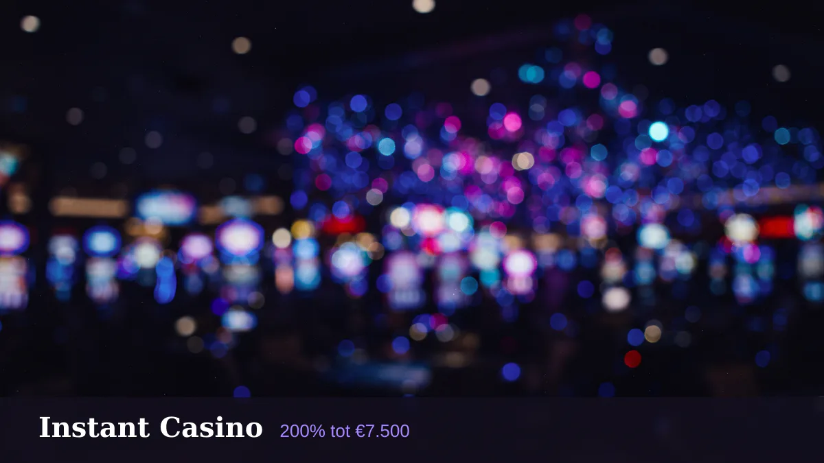 Instant Casino — welkomstbonus 200% tot €7.500 + 25 FS, betalingen: Visa, Mastercard, Sofort, Giropay, Pix