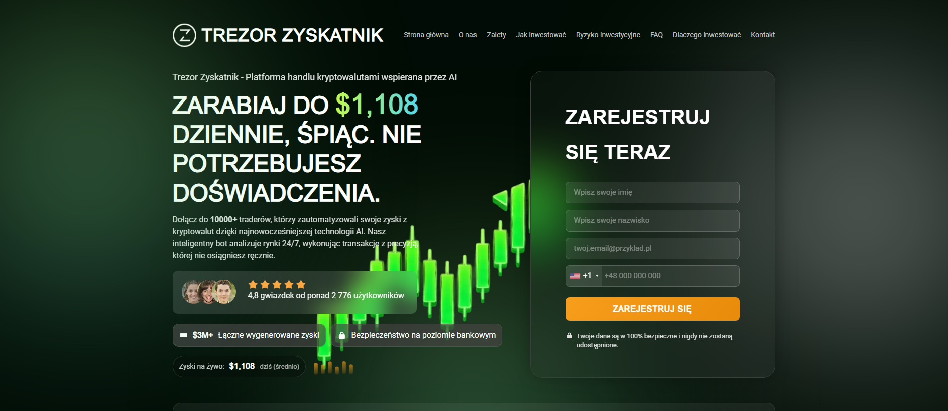Stored capture of trezorzyskatnik.com