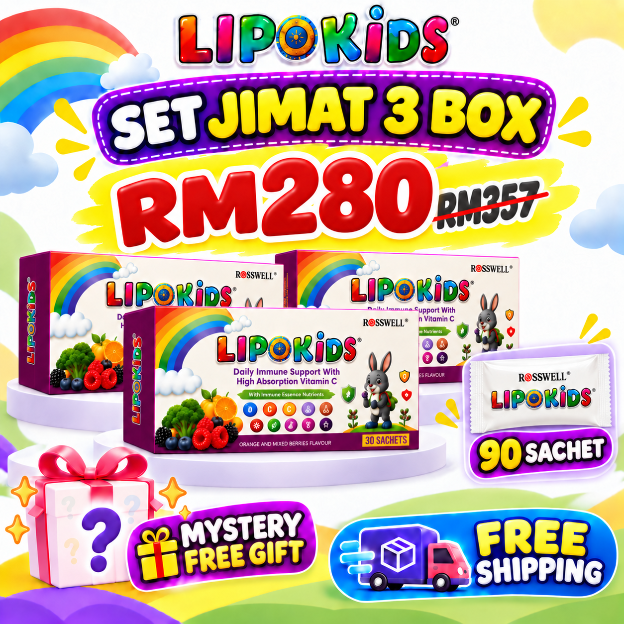 Lipokids 3 Kotak