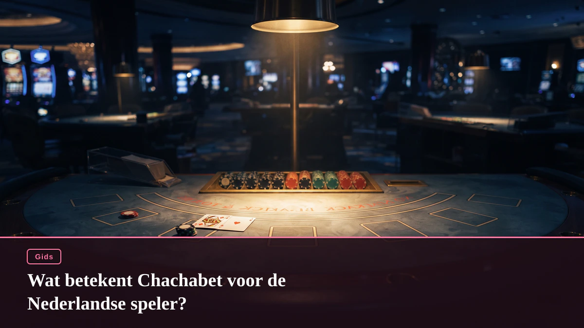 Wat betekent Chachabet voor de Nederlandse speler?