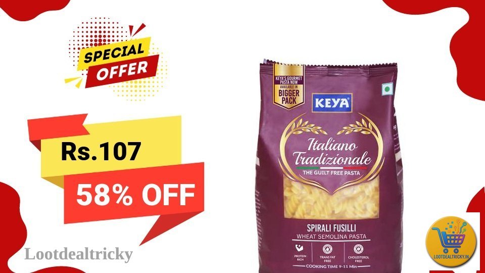 Keya Fusilli Pasta | Best Price Drop Today